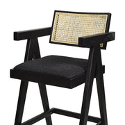 Milan - Modern Webbing Back Stool With Arms (Set of 3) - R&R Furniture Gallery (Fountain Valley, CA)