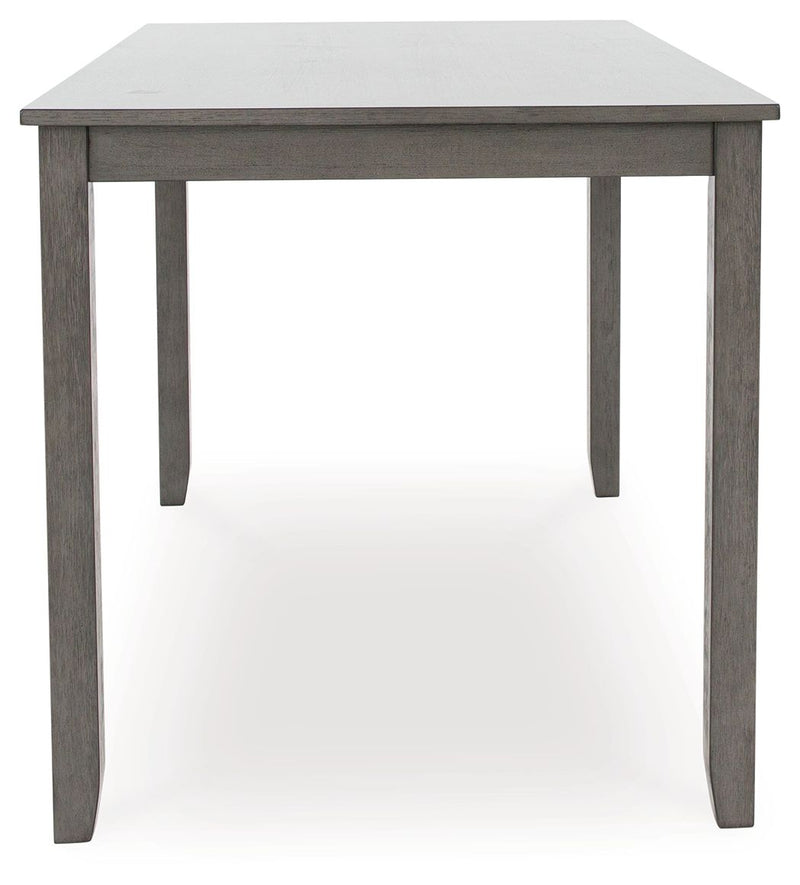 Caitbrook - Rect Drm Counter Table Set (Set of 7) - Gray - R&R Furniture Gallery (Fountain Valley, CA)