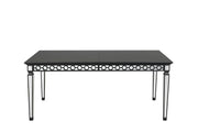 Varian II - Dining Table - Mirrored & Black - R&R Furniture Gallery (Fountain Valley, CA)