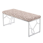 Lumi Source Constellation elegant contemporary upholstered bench with a sleek design and cushioned seating.