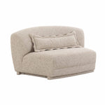 Marion - Textured Boucle Armless Loveseat - Two-Tone - R&R Furniture Gallery (Fountain Valley, CA)