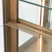 Portrait - Display Cabinet - Sienna Brown - R&R Furniture Gallery (Fountain Valley, CA)
