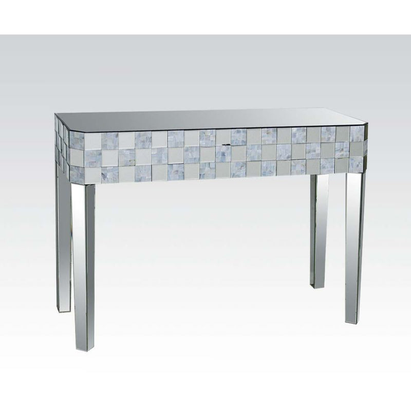 Nasa - Console Table - Mirrored & Mother of Pearl - R&R Furniture Gallery (Fountain Valley, CA)