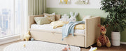 Twin Size Upholstered Daybed With Pop Up Trundle - R&R Furniture Gallery (Fountain Valley, CA)