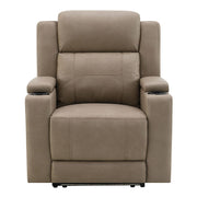 Lugo - Power Motion Recliner With Cup Holder - Camel - R&R Furniture Gallery (Fountain Valley, CA)