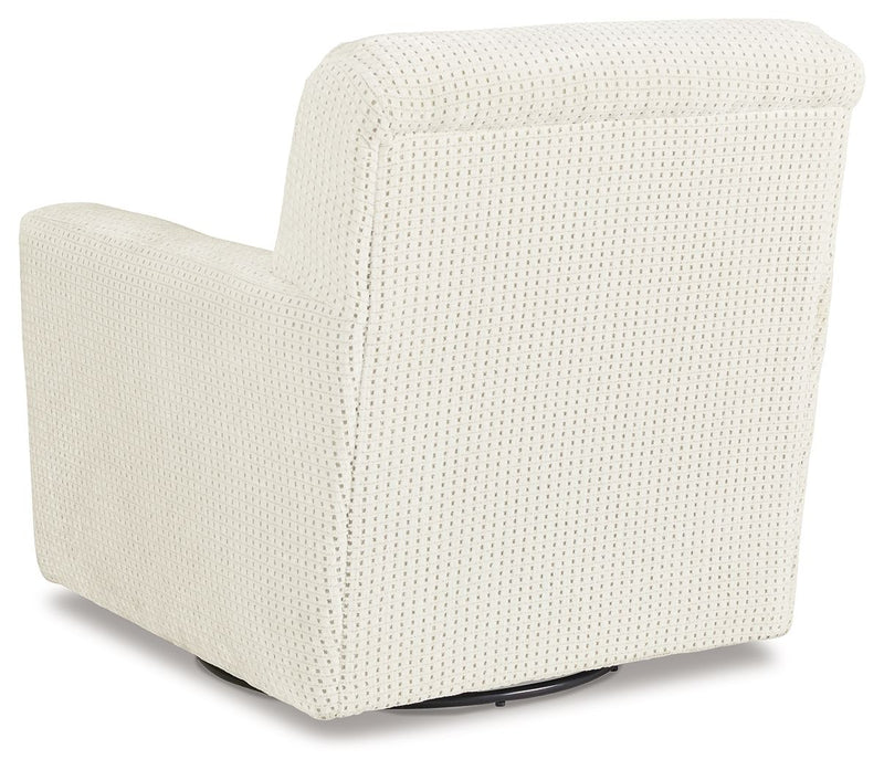 Herstow - Swivel Glider Accent Chair - R&R Furniture Gallery (Fountain Valley, CA)