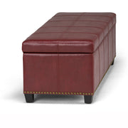 Kingsley - Upholstered Large Storage Ottoman - R&R Furniture Gallery (Fountain Valley, CA)