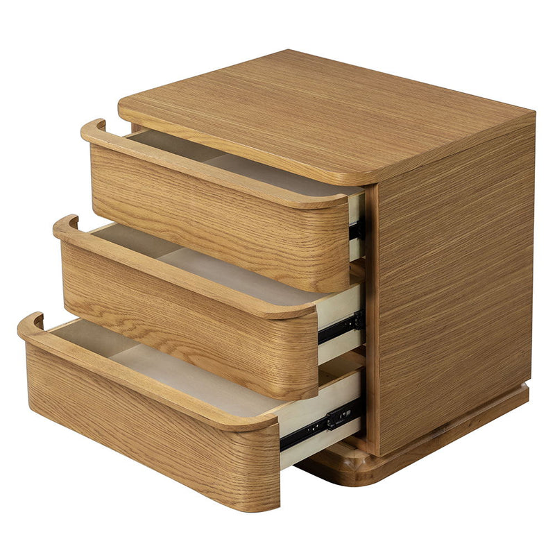 Zoey - Nightstand - Oak - R&R Furniture Gallery (Fountain Valley, CA)