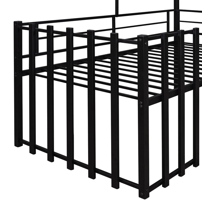 Loft Bed With Roof, Window, Guardrail, Ladder - R&R Furniture Gallery (Fountain Valley, CA)