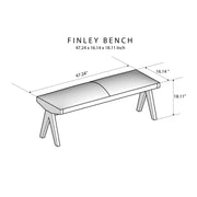 Chad - Bench - Brown / Tan - R&R Furniture Gallery (Fountain Valley, CA)