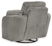 Tie-breaker - Swivel Glider Recliner - R&R Furniture Gallery (Fountain Valley, CA)