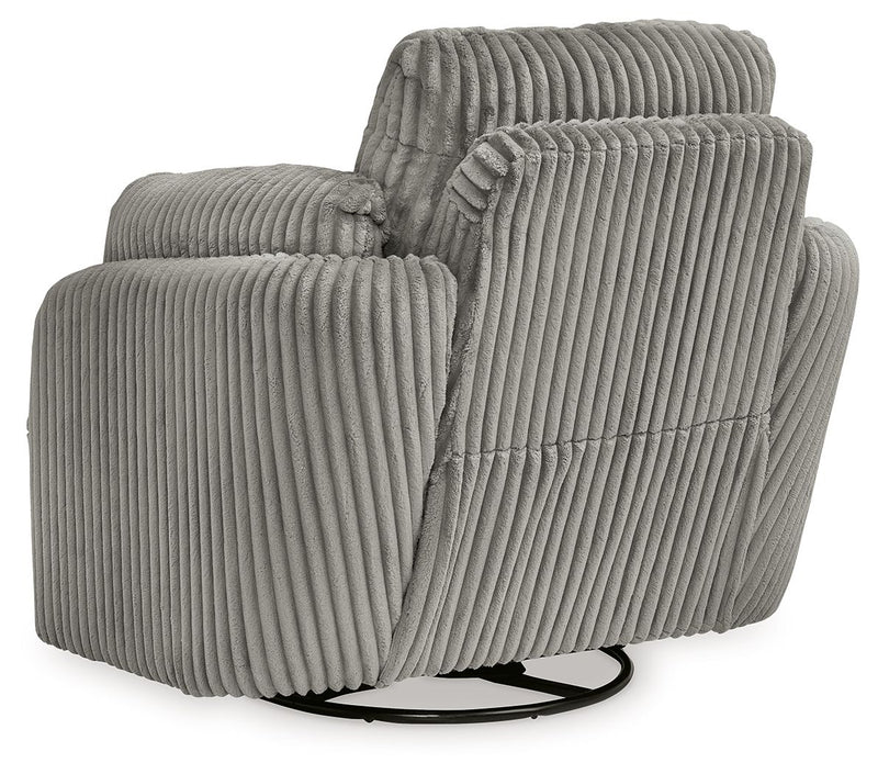 Tie-breaker - Swivel Glider Recliner - R&R Furniture Gallery (Fountain Valley, CA)
