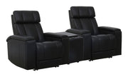 Parker Living Phoenix zero gravity power 2-seat home theater seating with wedge and immersive audio, part of a 3-piece living room set.