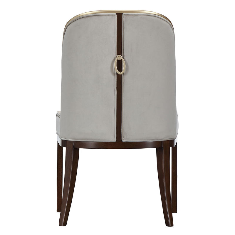Houston - Dining Side Chair (Set of 2) - Porcini / Walnut - R&R Furniture Gallery (Fountain Valley, CA)