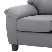 Glory Furniture stylish stationary loveseat with padded arms, featuring plush upholstery and comfortable seating.