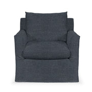 Classic Home Cassiano swivel chair with a cushioned seat and backrest, featuring a modern design and swivel base.