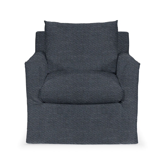 Classic Home Cassiano swivel chair with a cushioned seat and backrest, featuring a modern design and swivel base.