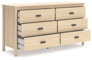 Cabinella - Six Drawer Dresser - Tan - R&R Furniture Gallery (Fountain Valley, CA)