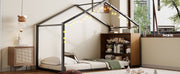 Bed House Frame With Shelves And Lights - R&R Furniture Gallery (Fountain Valley, CA)
