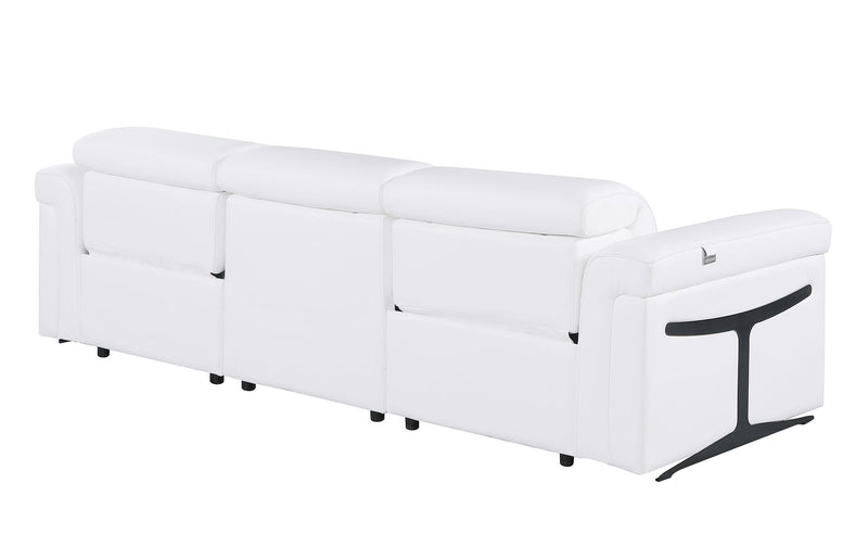 1126 - 3-Piece Modular Power Reclining Sofa In With 2 Power Recliners & Power Headrests