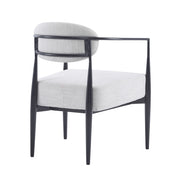 Modern Upholstered Accent Armchair With Pocket Spring Seat - R&R Furniture Gallery (Fountain Valley, CA)