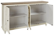 Roranville - Accent Cabinet - Antique White - R&R Furniture Gallery (Fountain Valley, CA)
