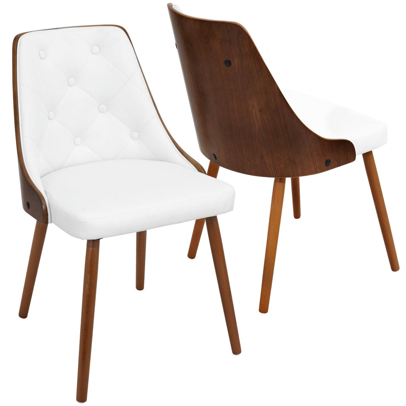 Lumi Source Gianna contemporary dining side chair with cushioned seat and sleek modern design, shown in a stylish setting.