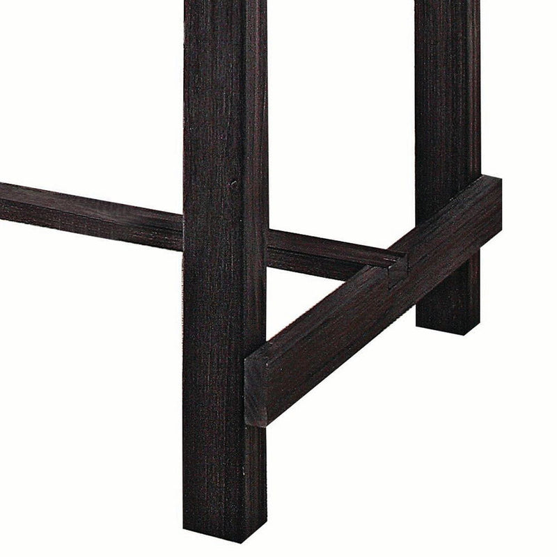 Yelena - Counter Height Table With Marble Top - Marble Top & Weathered Espresso - R&R Furniture Gallery (Fountain Valley, CA)