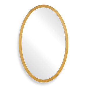 Elstree - Oval Mirror - Antique Brass