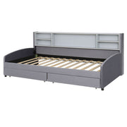 Luxurious Upholstered Platform Bed With Storage Drawers - R&R Furniture Gallery (Fountain Valley, CA)