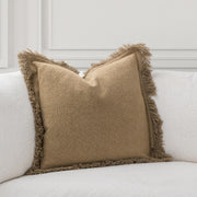 Classic Home Lauren SLD accent pillow with a stylish patterned fabric, perfect for sofa or bed decor.