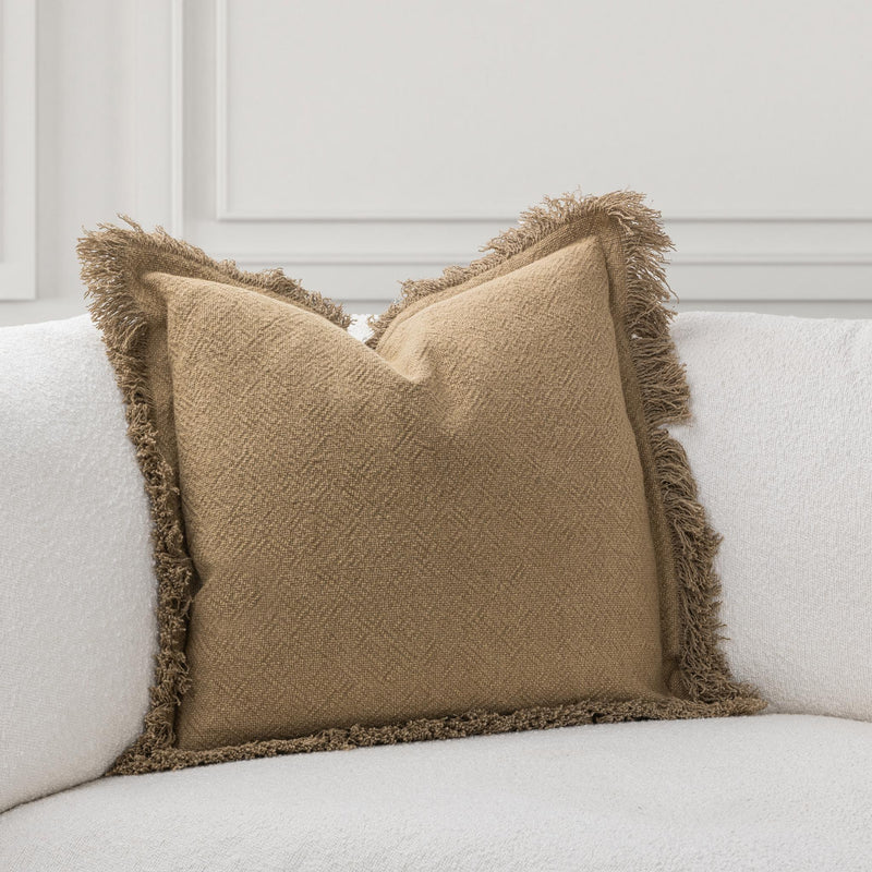 Classic Home Lauren SLD accent pillow with a stylish patterned fabric, perfect for sofa or bed decor.