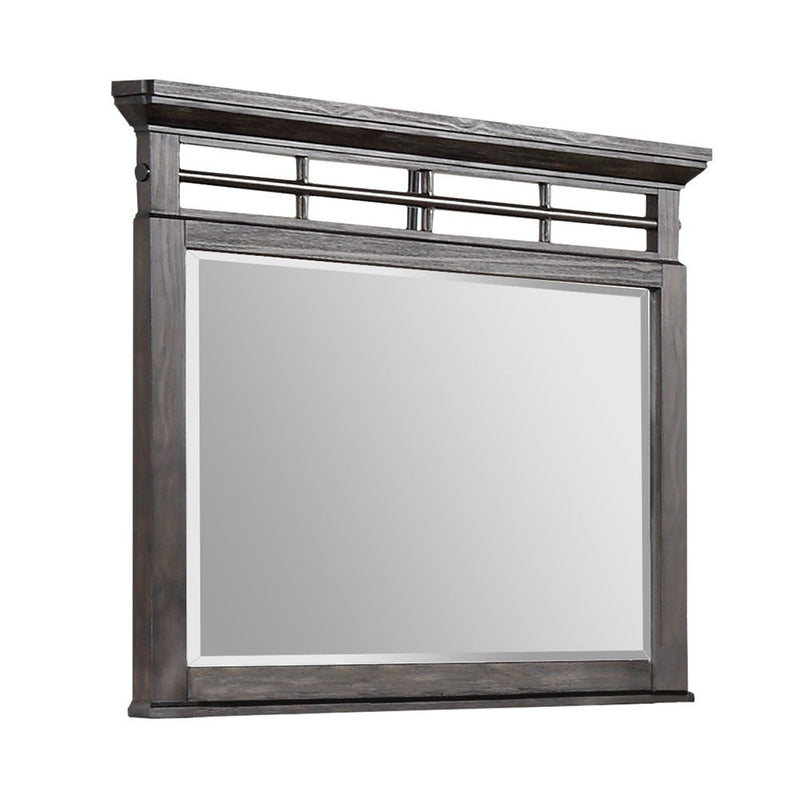 Mirror - Mahogany - R&R Furniture Gallery (Fountain Valley, CA)