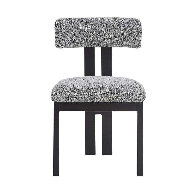 Modern Upholstered Armless Dining Chairs With Metal Legs - R&R Furniture Gallery (Fountain Valley, CA)