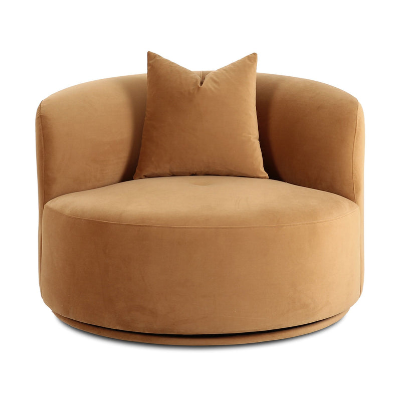 Fickle - Velvet Swivel Chair