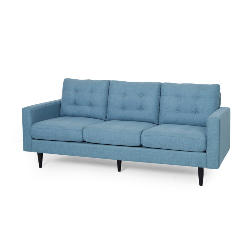 Jenny - Contemporary Tufted Fabric 3 Seater Sofa - R&R Furniture Gallery (Fountain Valley, CA)