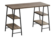 Computer Desk For Home Office, Storage Shelves, Industrial Design - R&R Furniture Gallery (Fountain Valley, CA)