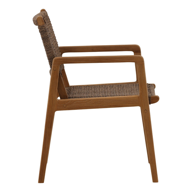 Camilla - Outdoor Dining Chair (Set of 2) - Light Brown