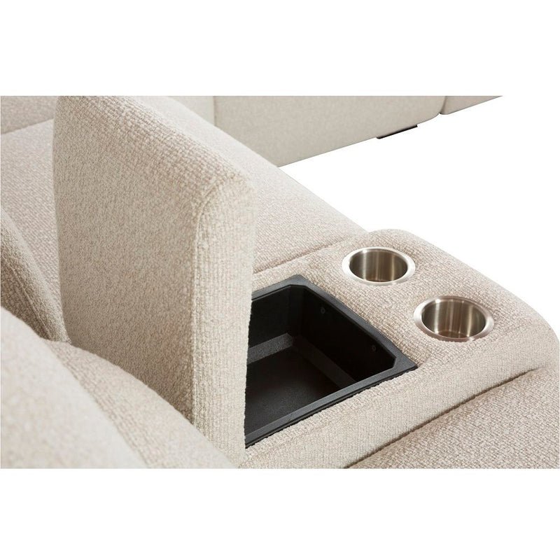 Dayana - Power Motion Sectional Sofa - Beige Boucle - R&R Furniture Gallery (Fountain Valley, CA)