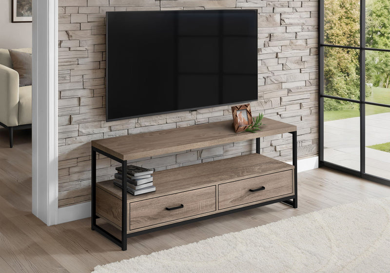 TV Stand, Console, Media Entertainment Center, Storage Drawers, Living Room, Bedroom, Contemporary, Modern - R&R Furniture Gallery (Fountain Valley, CA)