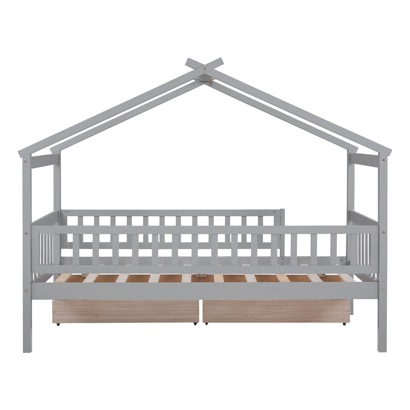 House Bed With 2 Drawers - R&R Furniture Gallery (Fountain Valley, CA)