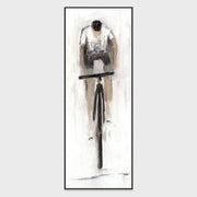 Dane - 30" x 80" Painting Art by Buddy Whitlock - White / Gray - R&R Furniture Gallery (Fountain Valley, CA)