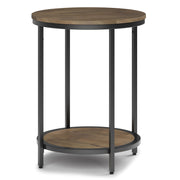 Jenna - Handcrafted Round Side Table - R&R Furniture Gallery (Fountain Valley, CA)