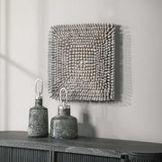 Uttermost Portside wood wall panel wall decor with natural wood finish and textured surface for stylish interior decoration.