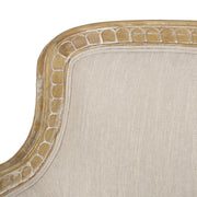Noble House Style Club Arm Chair with plush upholstery and wooden legs, featuring a classic, comfortable design.