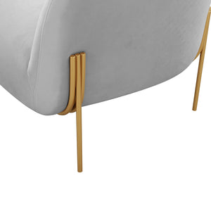 Kandra - Velvet Accent Chair - R&R Furniture Gallery (Fountain Valley, CA)