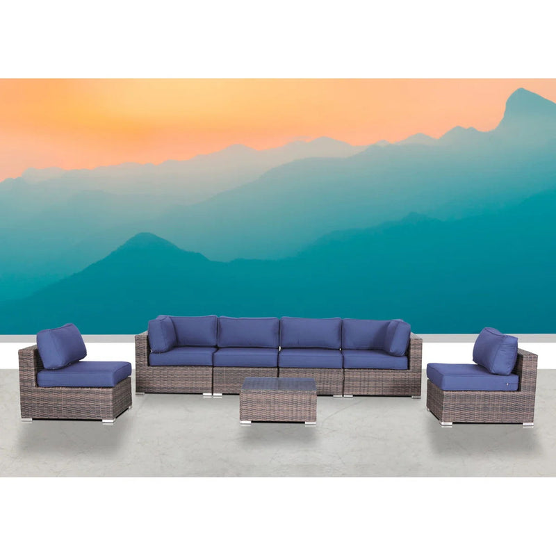 Outdoor Wicker Seating Group With Cushions - R&R Furniture Gallery (Fountain Valley, CA)