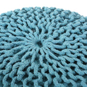 Moro - Knitted Round Pouf With Pumpkin Shape - R&R Furniture Gallery (Fountain Valley, CA)