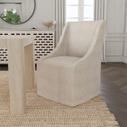 Warwick - Upholstered Rolling Dining Chair - R&R Furniture Gallery (Fountain Valley, CA)