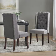 Sophisticated Tufted Dining Chair With High Back Design - R&R Furniture Gallery (Fountain Valley, CA)